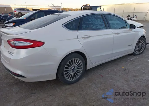 2014 Ford Fusion Hybrid Titanium из США, поврежденный, VIN 3FA6P0RU9ER284009